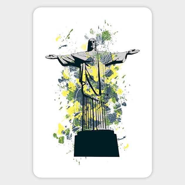 Christ the Redeemer Design Sticker by Jarecrow 